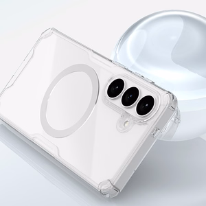 Nillkin Nature TPU Pro MagSafe saderīgs maciņš priekš Samsung Galaxy S26 balts