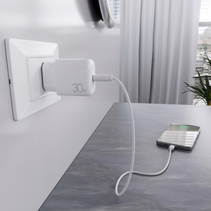 Puro PROLITE 30W sienas lādētājs USB-C - balts