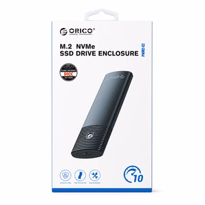 Orico PWM2-G2 M.2 NVME USB-C 10Gb/s disku ierīce - melna