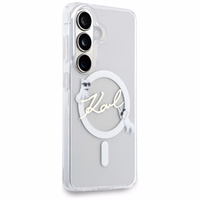 Karl Lagerfeld IML KC Script MagSafe Maciņš for Samsung Galaxy S26 Plus - caurspīdīgs