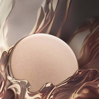 Crong MagSpot bezvadu lādētājs – Aluminum MagSafe 15W Inductive lādētājs (zeltains)