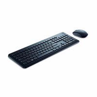 Dell KM3322W tastatūra ar peli RF bezvadu US International melna
