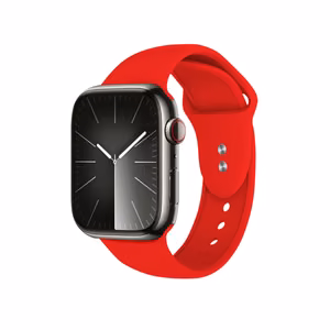 Crong Liquid siksniņa Apple Watch 44 / 45 / 46 / 49 mm, sarkana