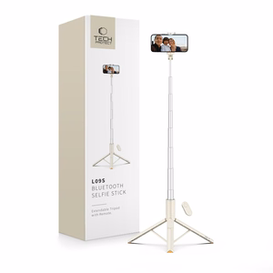 TECH-PROTECT L09S BLUETOOTH SELFIJU NŪJA AR TRIJKĀJI BEIGE