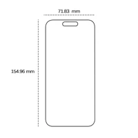 Rūdīts 2,5D stikls iPhone 16 Plus 6,7"