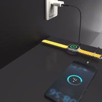 Dudao A12MaxC PD60W 2-in-1 lādētājs Apple Watch / USB-C - melns