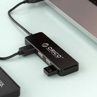 Orico FL01 USB-A Hub dokstacija 4x USB-A 2.0 - melna