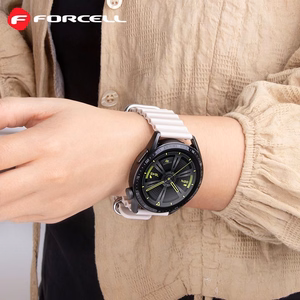 FORCELL F-DESIGN FS01 pulksteņa siksna Samsung pulkstenim 20 mm - star light