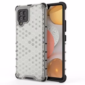 Honeycomb Case броневой чехол с TPU бампером для Samsung Galaxy A42 5G прозрачный