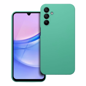 Viedtālruņa apvalks silikona 2mm SAMSUNG A15 5G / A15 4G mentola zaļais