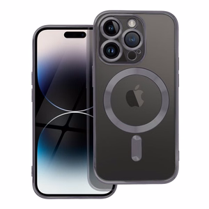 ELECTRO MAG COVER magnētiskais viedtālruņa apvalks, saderīgs ar MagSafe, paredzēts IPHONE 14 Pro, melns
