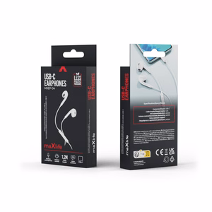 Maxlife проводные наушники MXEP-04 USB-C белый
