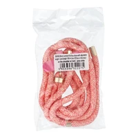 SWING (8mm) Tālruņa siksniņa, Tālruņa kulons ar regulējamu garumu / auklas garums 165cm (maks. 82.5cm cilpā) / uz pleca vai kakla - rozā-balta