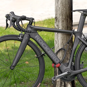 Rockbros RKS570-RD velosipēda slēdzene – tērauda trose, kods