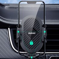 Dudao F2+ smartphone turētājs for the air vent with clamp - melns