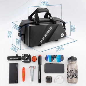 Rockbros 30140090001 velosipēda bagāžnieka soma 11.6 l - melna
