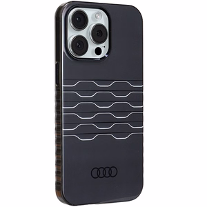 Audi IML MagSafe viedtālruņa apvalks iPhone 15 Pro Max - melns