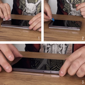Wozinsky pilnībā līmējams rūdīts stikls Samsung Galaxy S24 Ultra ar melnu rāmi