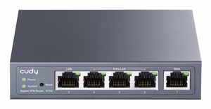 Cudy гигабитный Multi-WAN VPN роутер Fast Ethernet Gigabit Ethernet серый