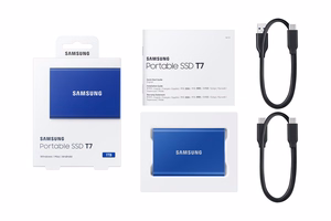 SAMSUNG Portable SSD T7 1TB blue