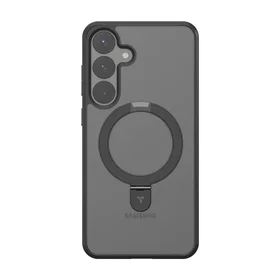 Torras Ostand Series viedtālruņa apvalks Samsung S25 (melns)