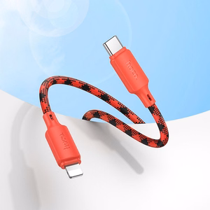 Cable USB C to Lightning Hoco PD 27W 1 m X116 gradient red