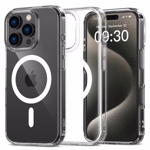 Tech-Protect FlexAir Hybrid Magnētiskais viedtālruņa apvalks iPhone 16 Pro Max - caurspīdīgs