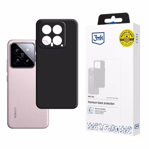 3mk Matēts viedtālruņa apvalks Xiaomi 14 - melns