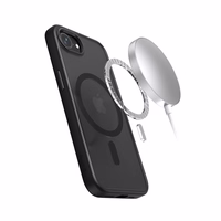 Crong Hybrid Frost MAG Cover - iPhone 17e / 16e MagSafe maciņš (melns)