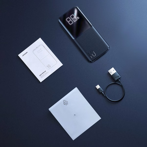 Внешний аккумулятор Power Bank Joyroom (JR-QP191) 10000mAh (2xUSB; 1xUSB-C; 22.5W) чёрный
