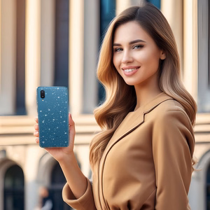 Sudraba krāsas Kristālais spīdīgais viedtālruņa apvalks Samsung Galaxy A02