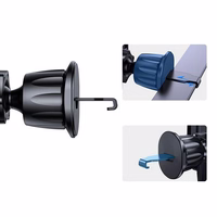 Tech-Protect N51 automašīnas tālruņa turētājs ar MagSafe gaisa ventilācijas režģim - melns