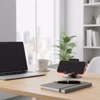 Forcell F-GRIP Fold Stand 3 360 galda turētājs - pelēks