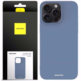 Spacecase Silikona maciņš iPhone 15 Pro Max zils