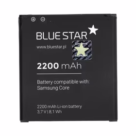 Portatīvais lādētājs Samsung Core Prime G3606 G3608 G3609 2200 mAh Blue Star Premium