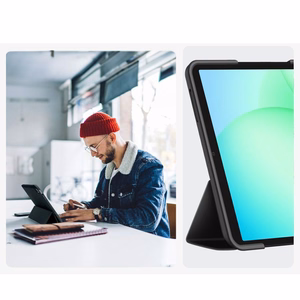 TechProtect SmartCase macins priekš Samsung Galaxy Tab A9+ / A11+ Plus 11.0 X210 / X215 / X216 / X230 / X235 / X236 - Melns