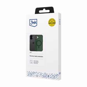 3mk Smoke MagCase priekš iPhone 17 zaļš-caurspīdīgs