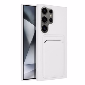 Чехол для Samsung S24 ULTRA Card Case белый