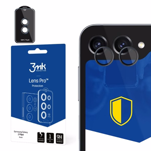 Rūdīts stikls kameras objektīvam 3mk Lens Protection Pro melns Samsung Galaxy Z Flip 6