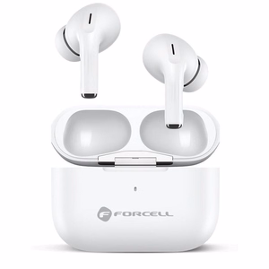 FORCELL F-AUDIO Master Pro bezvadu austiņas bluetooth TWS baltas