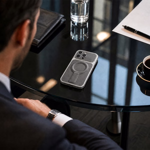 Luxgrip Mag maciņš iPhone 17 6,3", pelēks