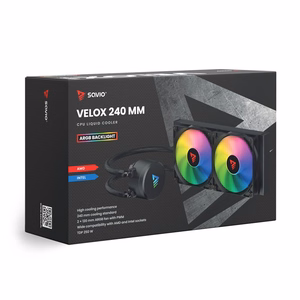 SAVIO VELOX 240 mm CPU šķidruma dzesētājs ar ARGB