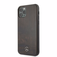 Mercedes Wood Line Rosewood apvalks iPhone 11 Pro Max - brūns
