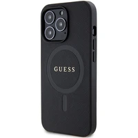 Guess GUHMP13XPSAHMCK iPhone 13 Pro Max 6.7" melns/melns hardcase Saffiano MagSafe