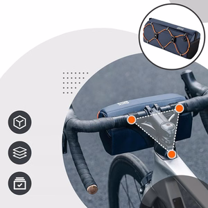 Rockbros 30110054002 velosipēda stūres soma 2.2 l - zila