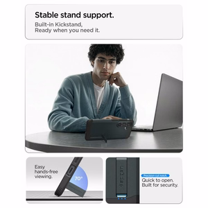 Spigen Tough Armor Mag MagSafe maciņš priekš Samsung Galaxy S26 zaļš