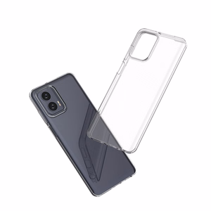 Īpaši plāns 0.5mm viedtālruņa apvalks Motorola Moto G73 5G plāns caurspīdīgs vāks