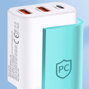 Wozinsky CWCUCW 30W USB-C 2x USB-A сетевое зарядное устройство - белый