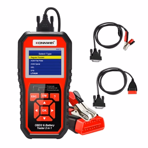 Konnwei KW870 OBD2 diagnostikas skeneris un akumulatoru testeris