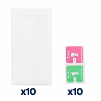 Rūdīts stikls 2,5D iPhone X / XS / 11 Pro 10in1